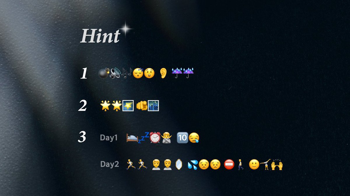 0803dB's tweet image. is this...

• it's raining 
• twinkle twinkle
• alarm (or if we dream)
• runaway

??? 😭😭