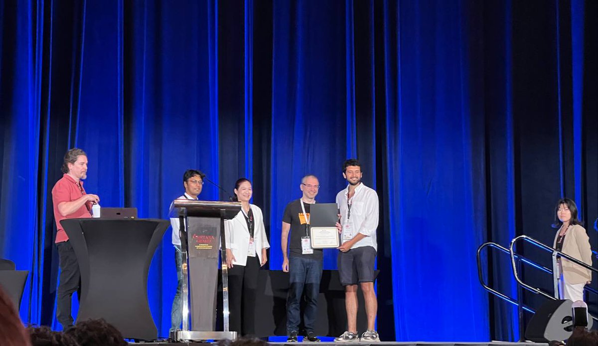 RNavigli's tweet photo. And yeaaaaaahhhhhhh!!! We did again! Outstanding paper award at #ACL2024 with #NounAtlas, enabling Semantic Role Labeling for nouns! Congrats @marco_lo_pinto, @PasSilvestri, @DennisRotondi, Simone Ciciliano and @alescire94!!! Joint work between @SapienzaNLP &amp; @babelscape! #NLProc https://t.co/tHZV0OmETv