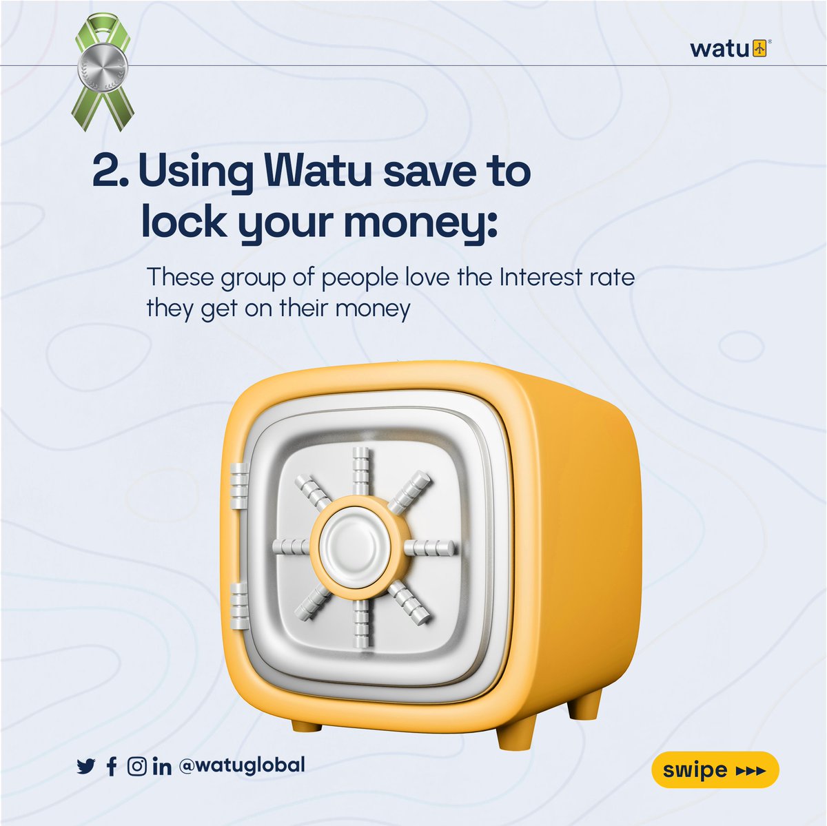 watubank's tweet photo. Let's see which Watu service wins the gold medal for your favourite. Is it our lightning-fast transfers, stress-free bill payments, or our goal-crushing savings feature?  
Leave your answers in the comment.

#Fintech #Watu #mobilebanking #financialgoals #moneymanagement #finances https://t.co/yVVlcg7Q6F