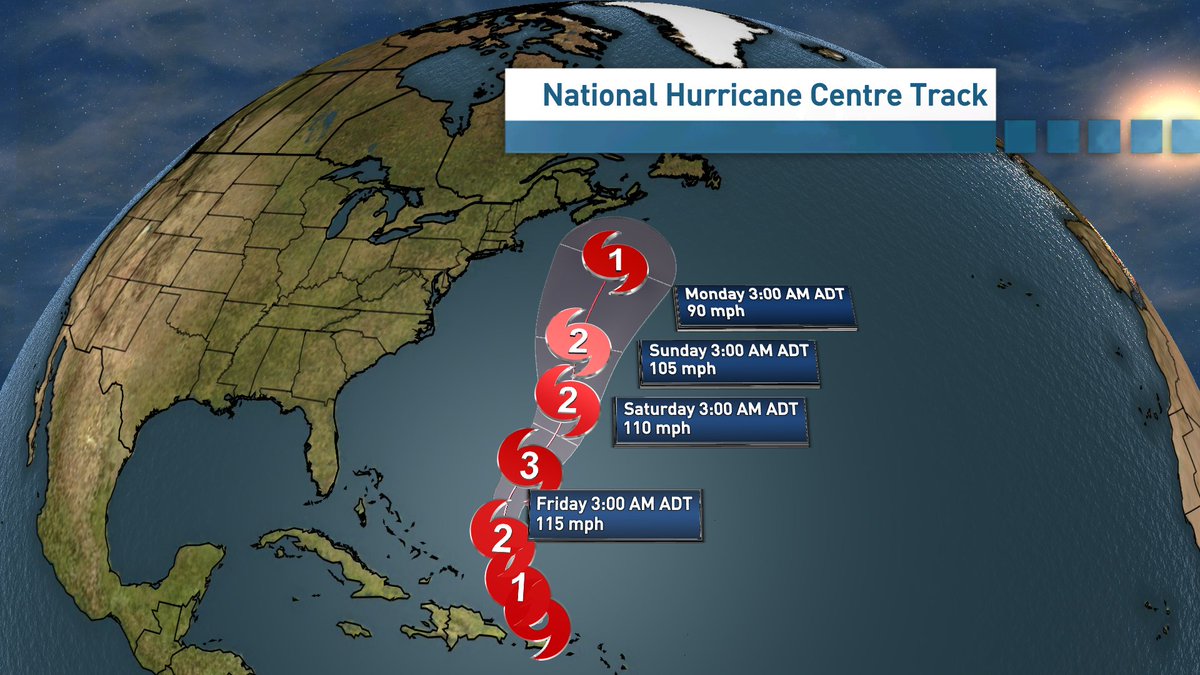Tina Simpkin (@tsimpkin) on Twitter photo Atlantic Canada will have to keep an eye on Ernesto. Right now a Tropical Storm but it is expected to travel towards the Maritimes by the weekend. Perhaps with Category 1 strength? #nsstorm #nbstorm #peistorm <a href="/NHC_Atlantic/">National Hurricane Center</a> Atlantic Canada will have to keep an eye on Ernesto. Right now a Tropical Storm but it is expected to travel towards the Maritimes by the weekend. Perhaps with Category 1 strength? #nsstorm #nbstorm #peistorm <a href="/NHC_Atlantic/">National Hurricane Center</a>