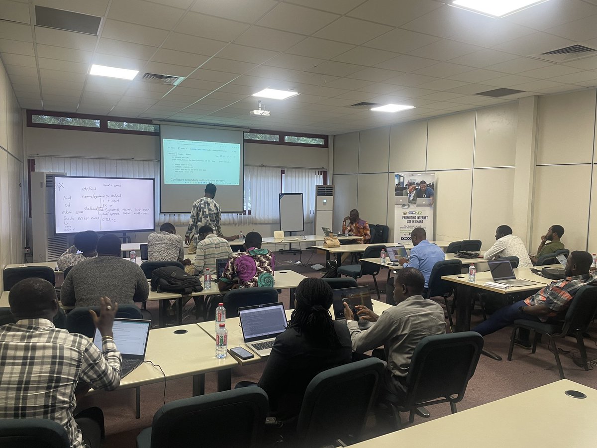 Ghanadomain's tweet photo. Day 2 of the 2024 Ghana DNS Training was another fantastic day of learning! Participants deepened their understanding of DNS and are ready to dive into advanced topics on the 14th of August 2024.
Stay tuned for more updates!
#dnstraining #icann #gdnr #dns https://t.co/Vqv2UdJBJl