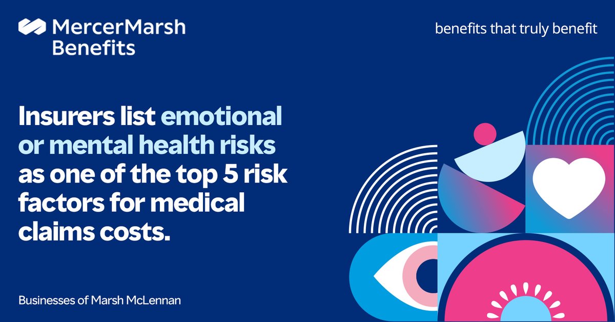 #MentalHealth remains a blind spot for many businesses, and coverage from medical #insurance providers is still less consistent than some other areas of #health. Find out more about the future of health #benefits in our new report. bit.ly/4dEojNa
