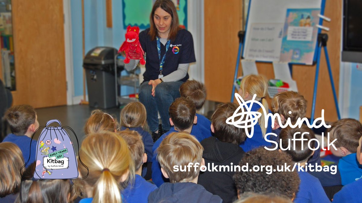 Attention teachers! 📣
 
With the new year fast approaching, why not take a look at our #MentalHealthTraining in schools? 🎒

Through the #MentalHealthKitbag we work with children as young as four &amp; teach them all about looking after their mental health 👉 suffolkmind.org.uk/who-we-help/wo…