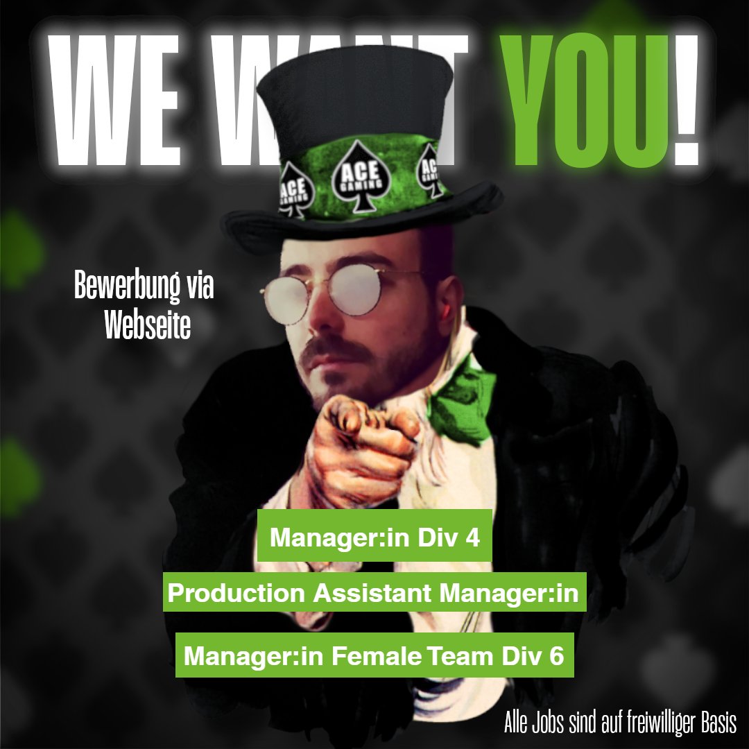 Im Zuge des neuen Splits und des internen Umbaus bei uns suchen wir neue Leute auf verschiedensten Positionen.

Auf unser neuen Webseite könnt ihr die ausgeschriebenen Positionen sehen!

Gebt uns auch gerne Feedback wie ihr die Webseite findet.

Link im Kommentar.
RT = 💚