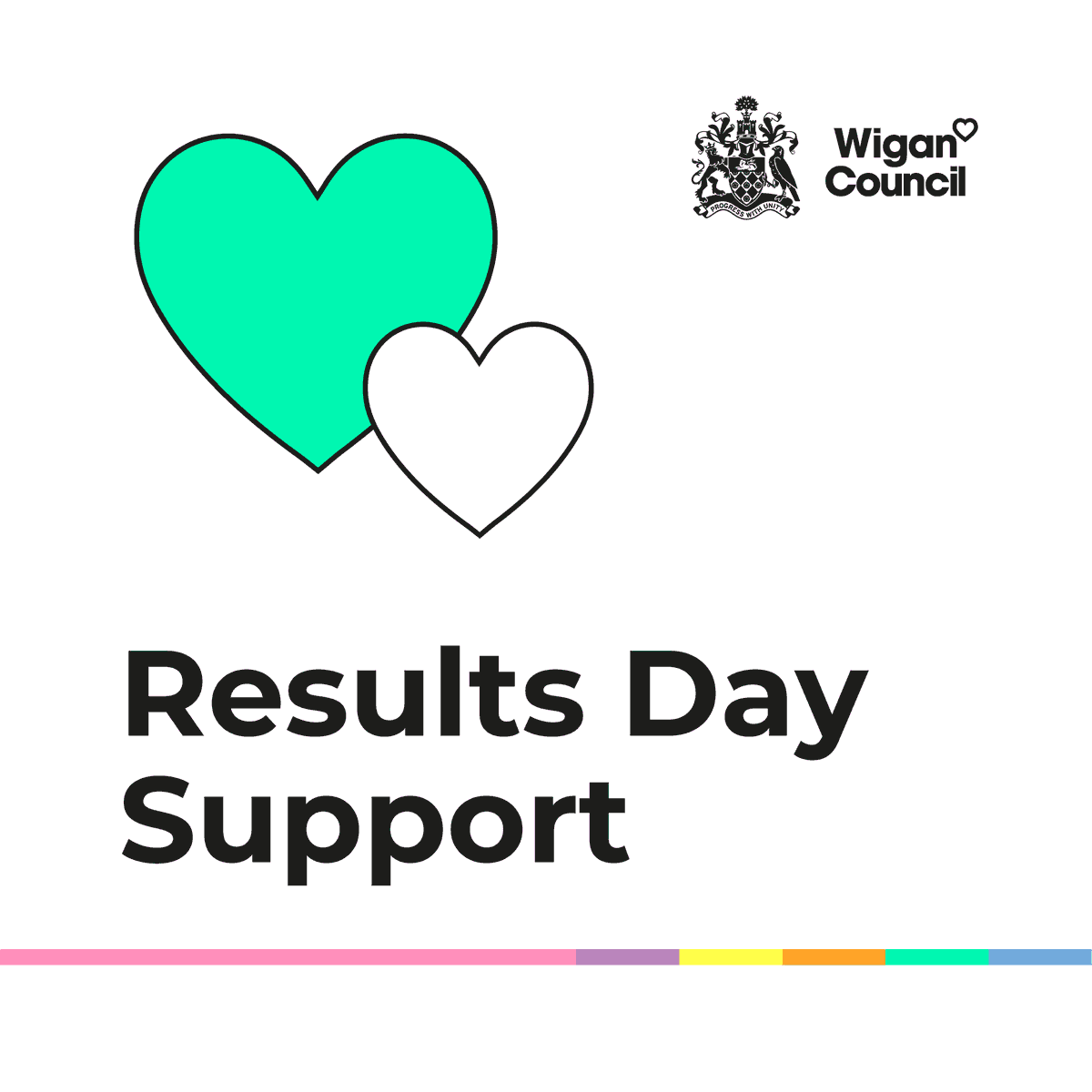 Good luck to everyone getting exam results this week!
If your results are not as expected, stay calm and seek support. Our Aspiring Futures team will be running drop-in sessions at Leigh Life Centre and Wigan Life Centre North on both A Level and GCSE results days, 1-4pm.