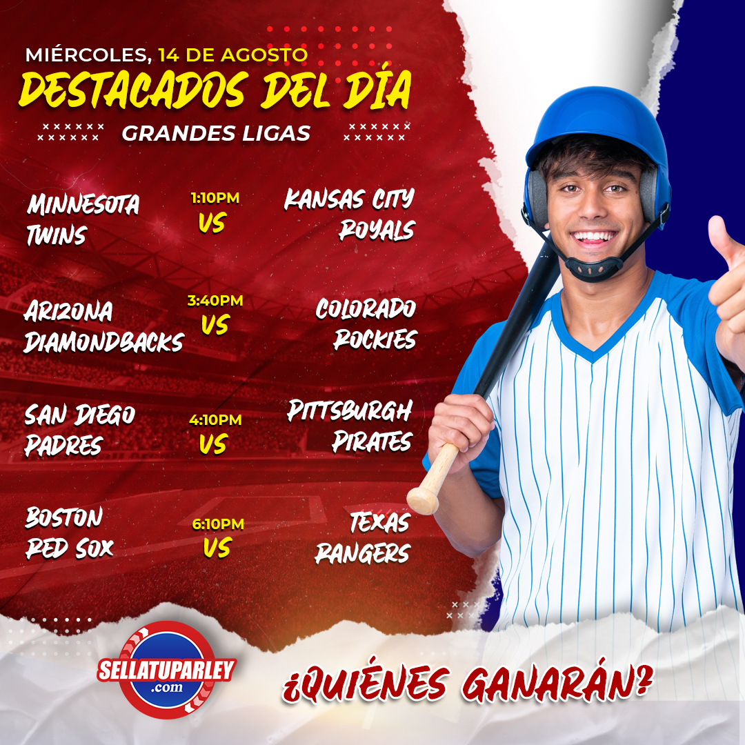 sellatuparley's tweet photo. ✨ ¡Brilla este miércoles! 🌟 Con nuestros #DestacadosSTP, hoy puedes ser el afortunado. 🤑
⚽️#SupercopaFinal
⚽️#CopaSudamericana
⚽️#CopaLibertadores
⚾️#GrandesLigas
¡A sellar y ganar! 😎
#STP #deportes #sports #beisbol #Futbol https://t.co/JgXbbAcNzR