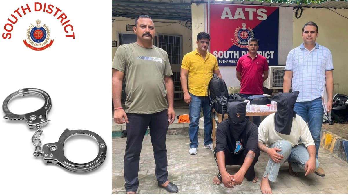 DCPSouthDelhi's tweet photo. “Broad Daylight Burglary of Valuable Jewellery Solved” 

2 notorious interstate burglars arrested by AATS.

Huge stolen gold, diamond &amp; silver jewellery, melted gold &amp; cash recovered.

3 burglary &amp; 2 vehicle theft cases solved. 

#DPupdates

@DelhiPolice
@CPDelhi https://t.co/CkHjq8oxN5