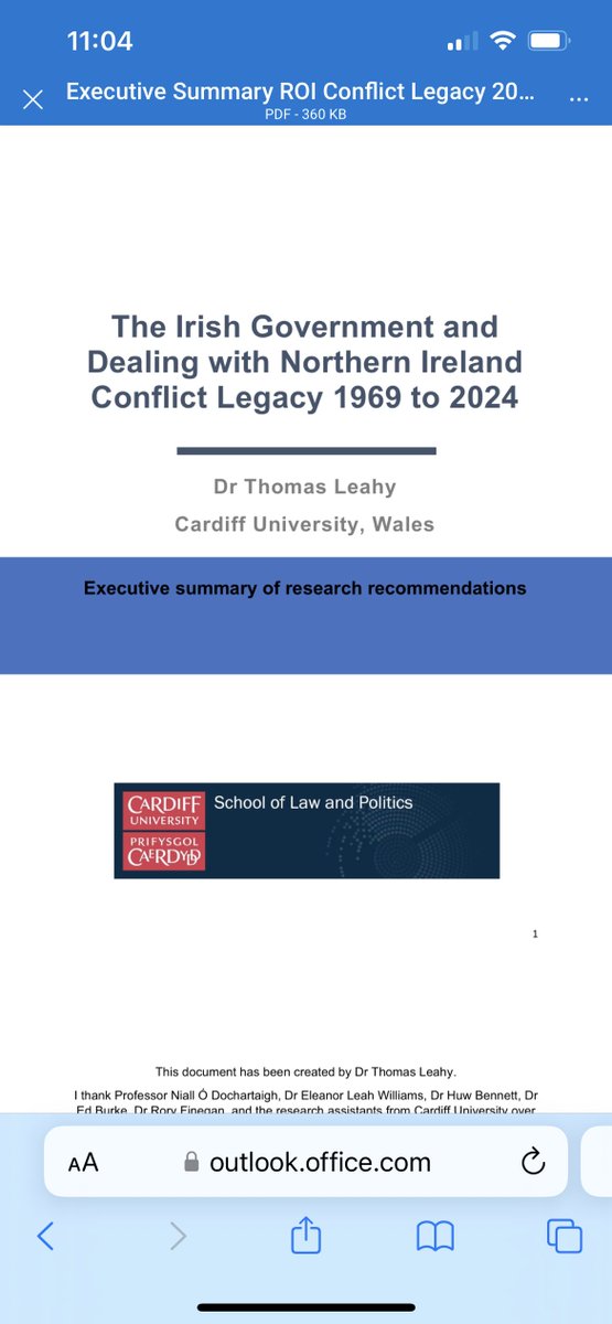 Thomas Leahy (@thomasdmleahy) on Twitter photo I created an updated report from my research on how the Irish Government has and could deal with N.Ireland conflict legacy since 1969 in April 2024. Anyone interested in a copy, feel free to direct message or email (LeahyT1@cardiff.ac.uk) <a href="/CardiffPolitics/">Cardiff University Politics and IR</a> I created an updated report from my research on how the Irish Government has and could deal with N.Ireland conflict legacy since 1969 in April 2024. Anyone interested in a copy, feel free to direct message or email (LeahyT1@cardiff.ac.uk) <a href="/CardiffPolitics/">Cardiff University Politics and IR</a>