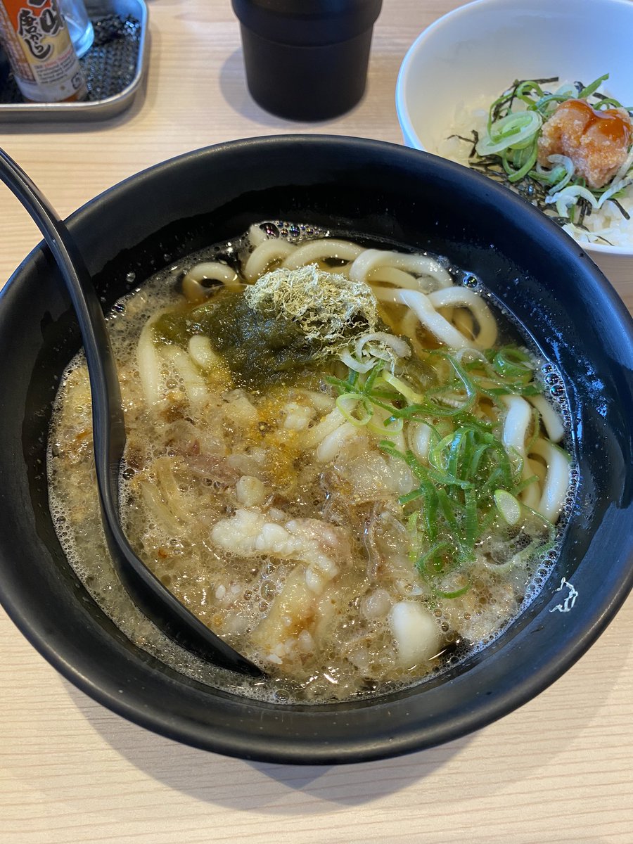 3050tk's tweet photo. カスうどん美味かった https://t.co/q4INK4Pc1e