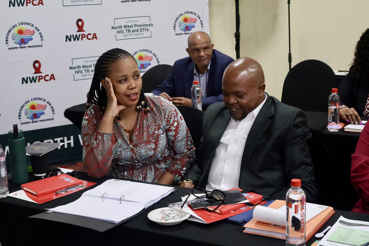 NWPTreasury's tweet photo. Today the MEC for Finance, Ms Kenetswe Mosenogi engaged in a high level discussion with the Provincial Aids Council at Mmabatho Palms. The discussion centered on strategic interventions, current challenges, and collaboratively developed effective solutions to enhance support. https://t.co/qMT5thExKz