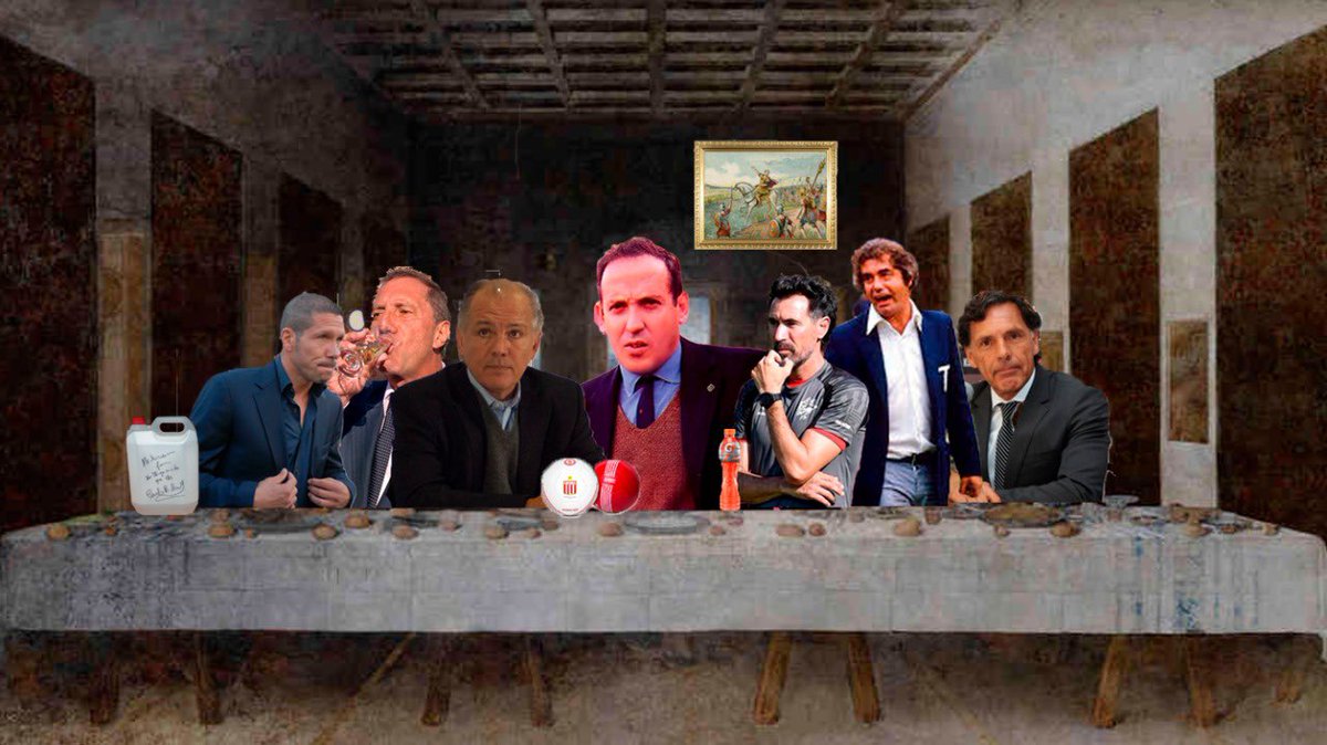 #EDLP en la mesa GRANDE del club ellos son los actores principales: Osvaldo, Alejandro, Eduardo D. , Carlos, Eduardo M. , Diego y Miguel. 🏆🇦🇹