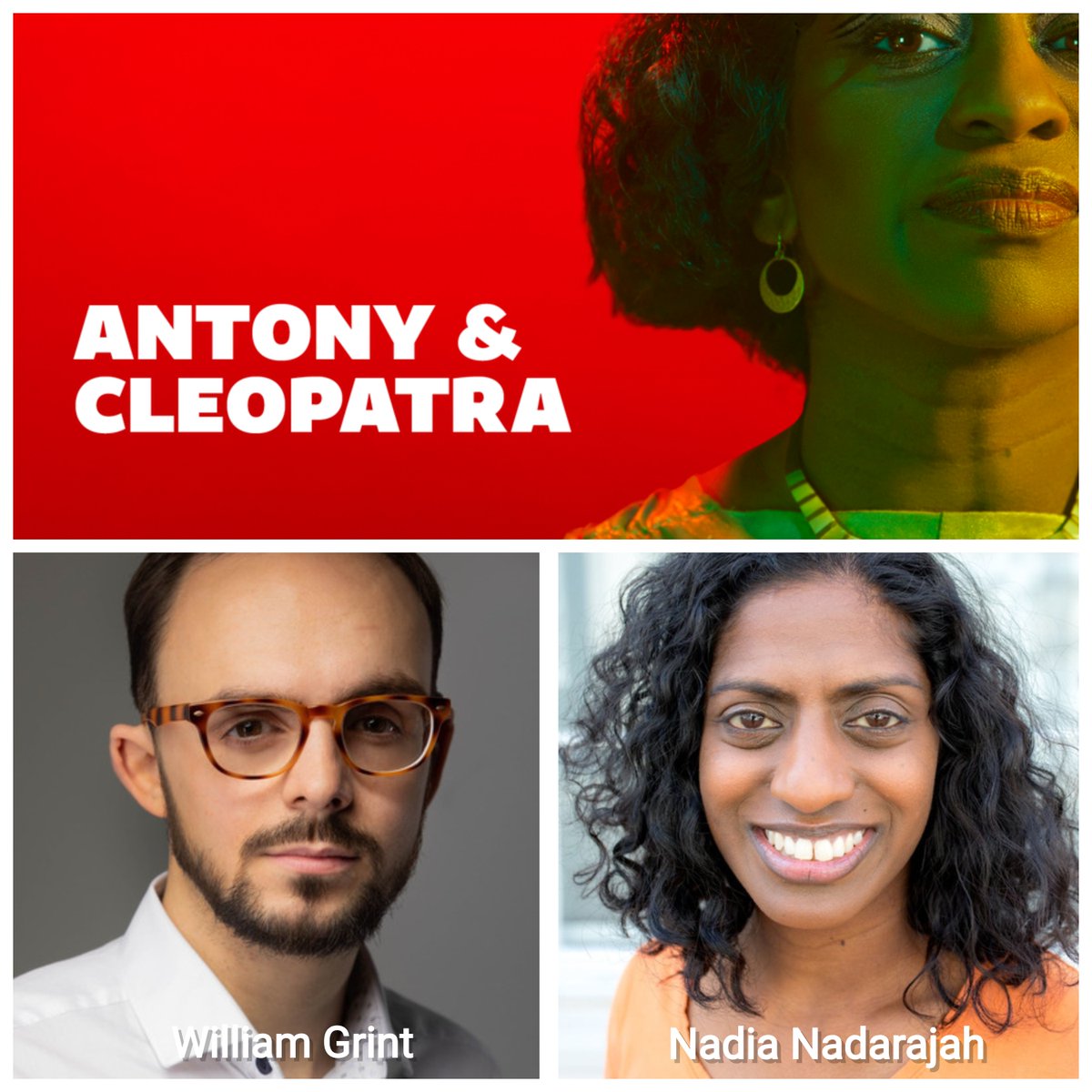We;re looking forward to seeing <a href="/WilliamGrint97/">William Grint</a> as Soothsayer / Clown and <a href="/NadiaNadarajah/">Nadia Nadarajah</a> as Cleopatra in #AnthonyAndCleopatra <a href="/The_Globe/">Shakespeare’s Globe</a> this evening #PressNight

Playing until 15th September 2024.

shakespearesglobe.com/whats-on/anton…