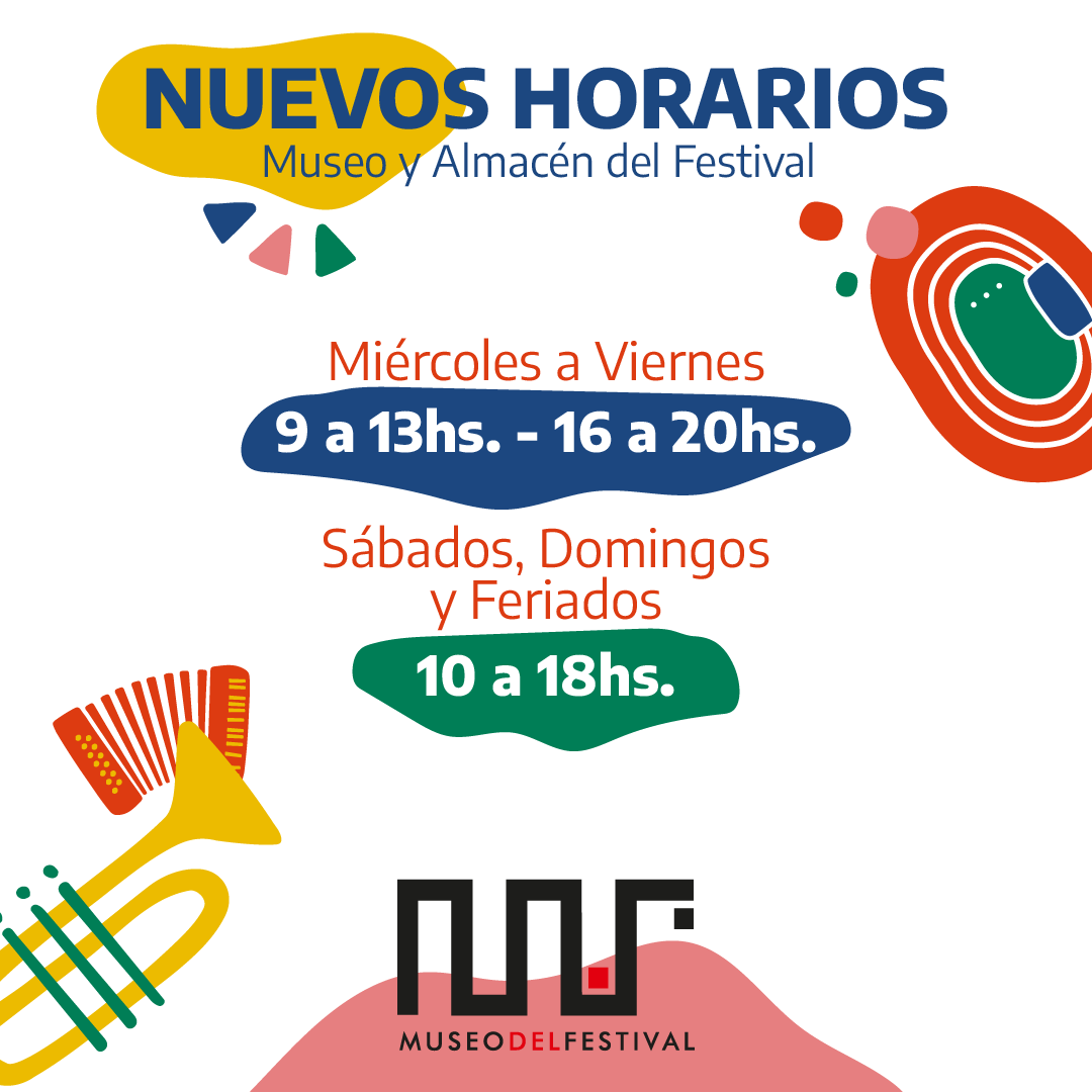 👉 Nuevos días y horarios del @museodelfestival  ❤️️ Te esperamos para conocer toda la historia del Festival más lindo del país y llevarte productos exclusivos   #ColoryCoraje #FestivalJM #JesúsMaría #Edición59 #EneroEnLaPiel