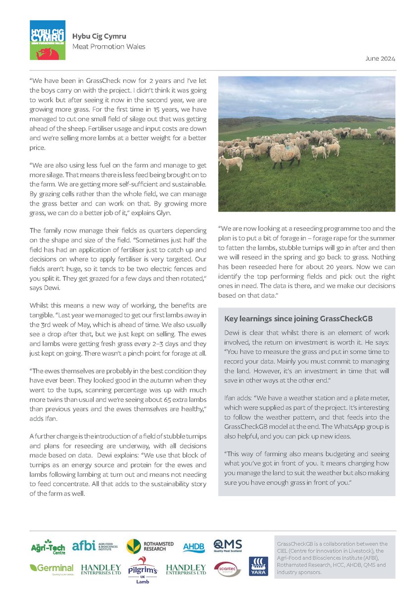 🌾 Exciting News! Our final case study of the series features HCC farmers, the Davies family from Penlan. Don’t miss their story! <a href="/UKAgriTech/">UK Agri-Tech Centre</a> <a href="/HybuCigCymru/">HCC</a> <a href="/TheAHDB/">AHDB</a> <a href="/qmscotland/">QMS</a>