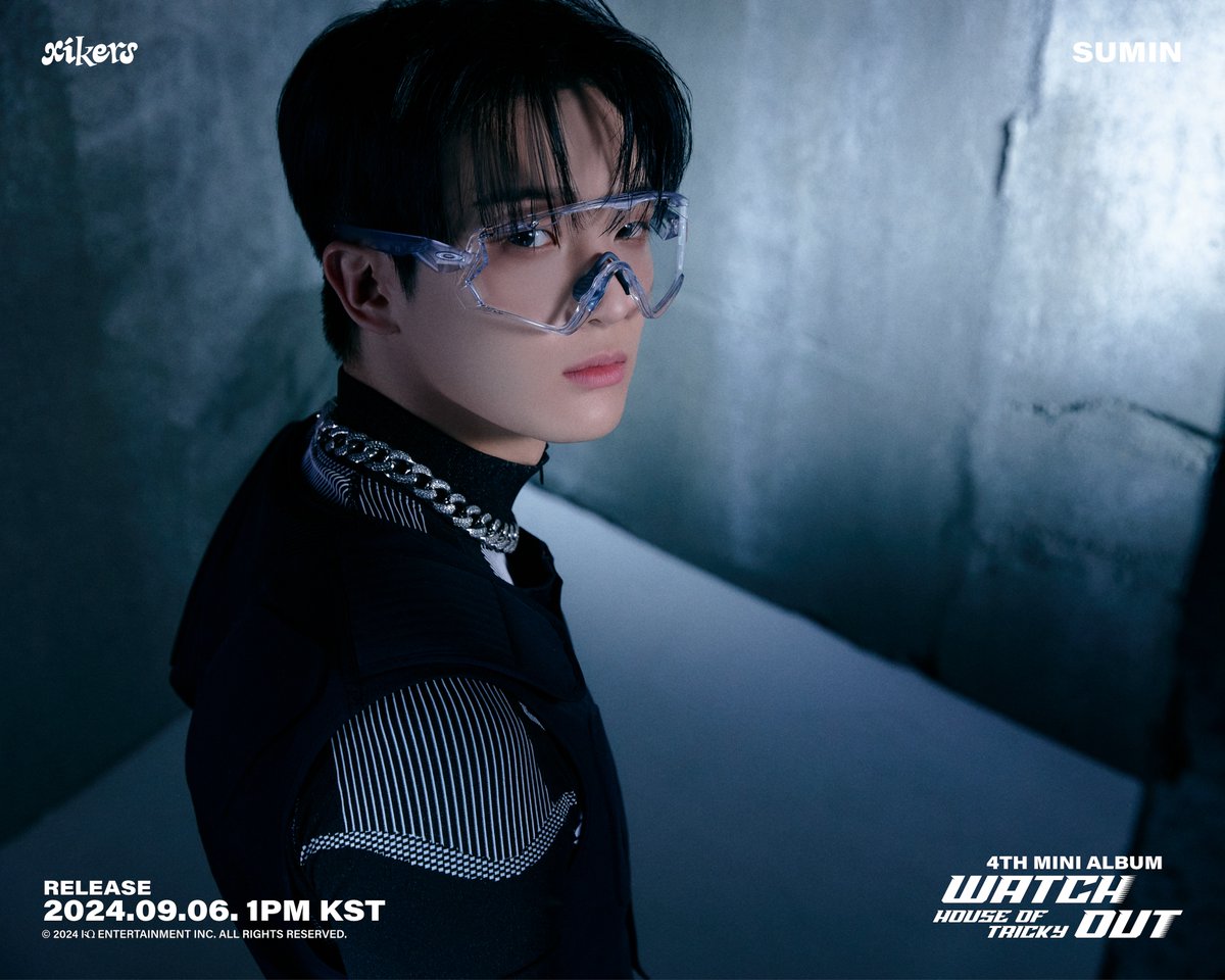 xikers_official's tweet photo. [📷] xikers - 'TRICKY' CONCEPT POSTER '수민(SUMIN)'

RELEASE 2024. 09. 06. 1PM(KST)

#xikers #싸이커스 #수민 #SUMIN #4THMINIALBUM #HOUSE_OF_TRICKY #WATCH_OUT #KQ https://t.co/VIoGhTsU54