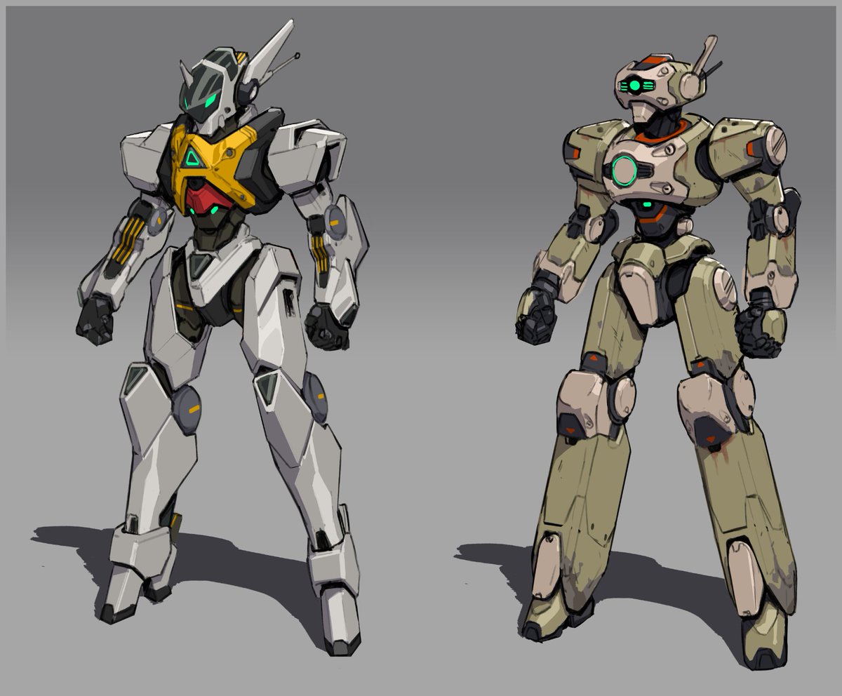 Put some more elbow grease into the robot designs.🦾🤖