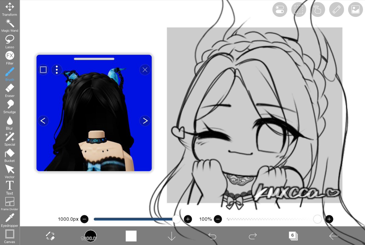 oop forgot to post this sketch of my Roblox avatar #robloxart