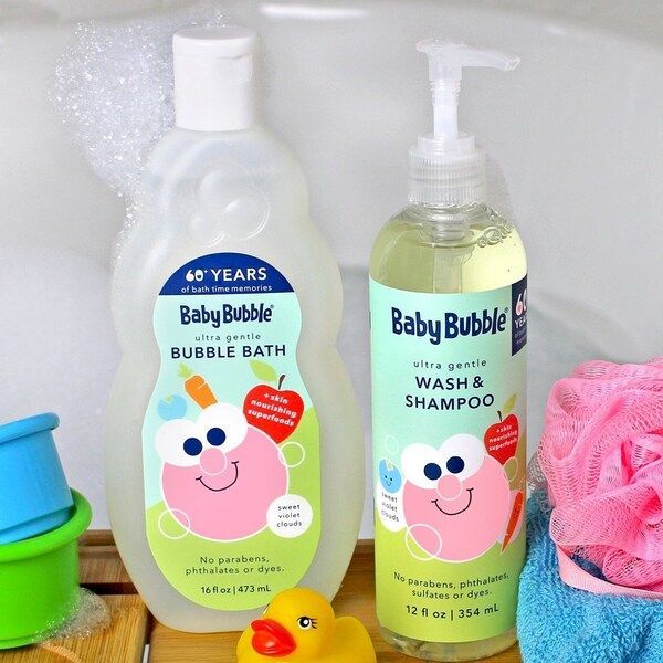 babyawards2's tweet image. Mr. Bubble has launched a new Baby Bubble product line, featuring an Ultra Gentle Bubble Bath and a 2-in-1 Wash &amp;amp; Shampoo. These hypoallergenic products are designed for baby's delicate skin, making bath time fun. 
buff.ly/4dL8Vid 
#MrBubble #BabyBubble #BathTimeFun #New