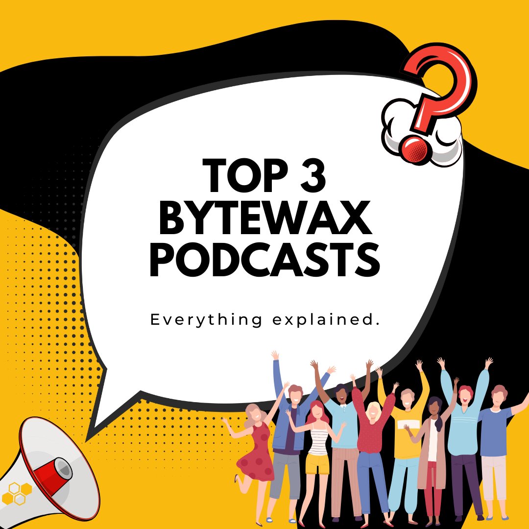 🐝 We’re pleased to welcome many new subscribers to our community. If you want to understand Bytewax better or explore our recent developments, we’ve curated the top three podcasts featuring our team for you.

1️⃣ <a href="/MathesonZander/">Zander</a> (CEO, Founder) with <a href="/guyroyse/">Guy Royse</a> on the <a href="/Redisinc/">Redis</a>