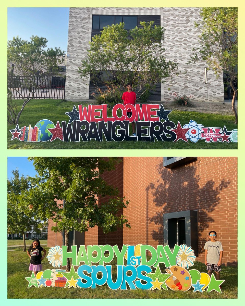 Here’s to a fantastic school year ahead! 
<a href="/NetZeroLee/">Richard J. Lee Elementary</a> <a href="/CMSWestWrangler/">Coppell Middle School West</a> 
#MyHomeIsCISD #rjlyear11 #NoPlaceLikeLee #westfam #CISD1stDay24