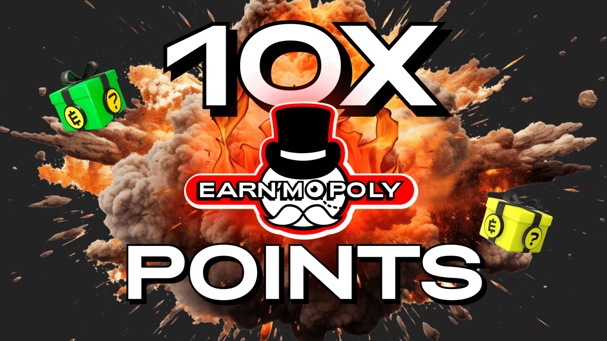 EARNMrewards's tweet image. 🚨 Big News, EARN'Mopoly Players! 🚨

Starting this week, we’re launching a NEW multiplier campaign! 🎉

🌟 Kicking it off with "Wow Wednesdays" -- Earn a massive 10X Points on Mystery Boxes mints 🎁

⏳ 48 hours of high-stakes earning starts today!

Buckle up, maximize your…