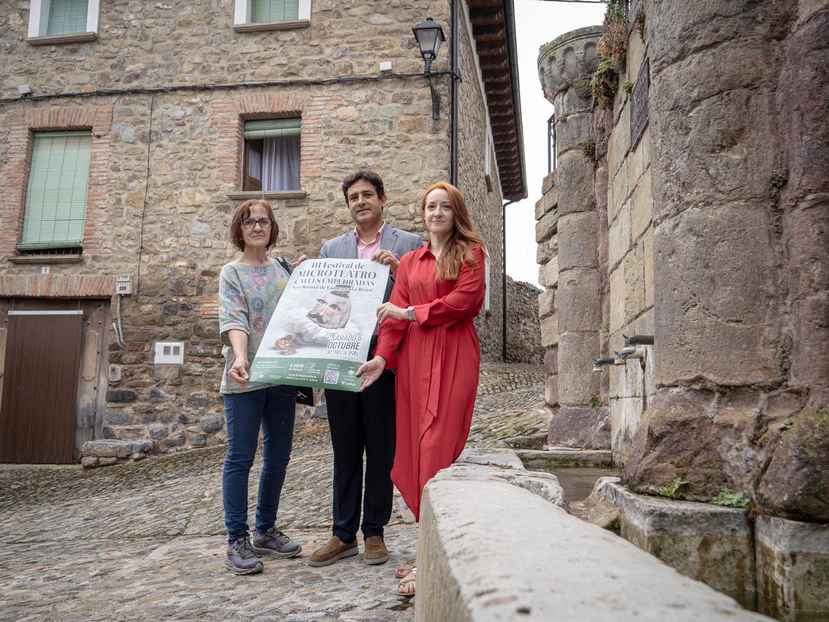 SanRomanCameros's tweet photo. Abierta la convocatoria para el 3er Festival de Microteatro "Calles Empedradas". Premios de casi 6.000€ y dos categorías: profesional y amateur. @lariojaorg @ituroberto Bases en la web > https://t.co/8fJTH9EDve https://t.co/yxiuaODLFo
