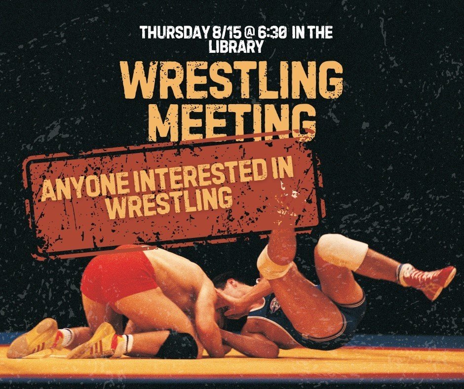 Anyone interested in being on the wrestling team this year? There will be an informational meeting this Thursday.