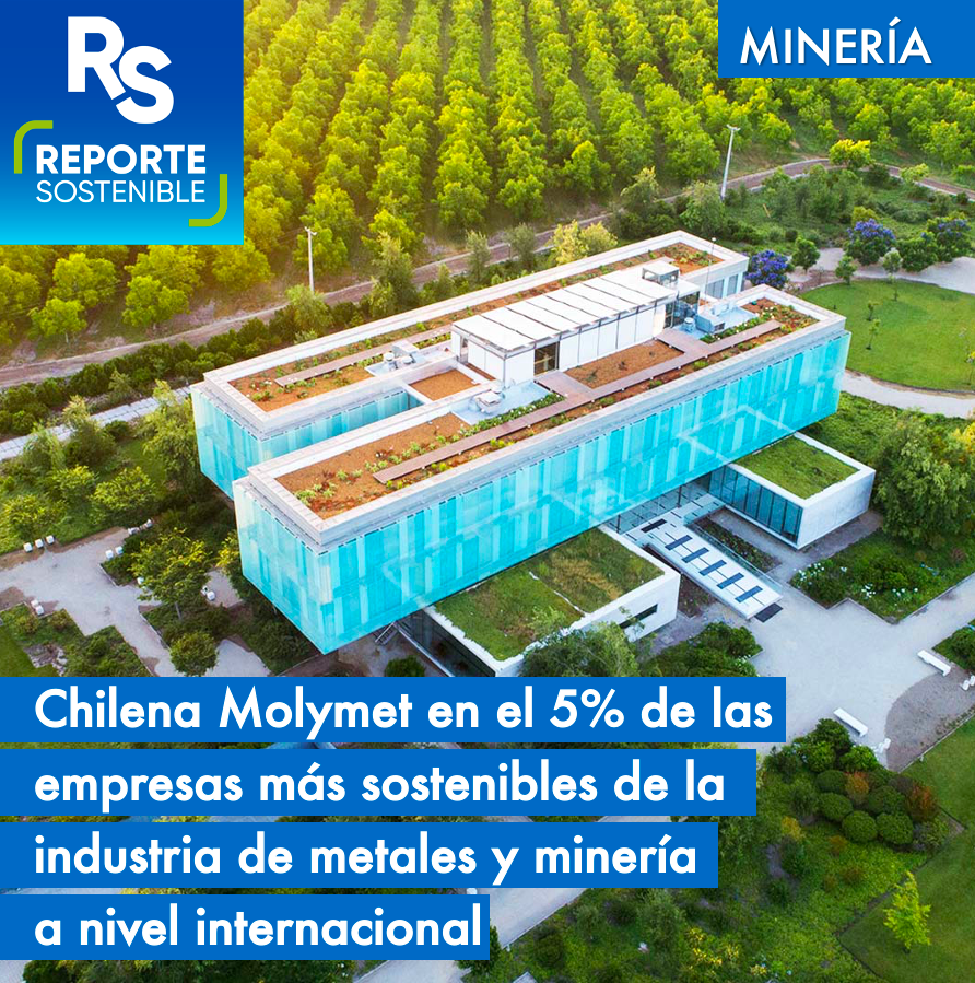 Según Dow Jones Sustainability Index, <a href="/molymet/">Molymet</a>  destaca internacionalmente por sus aportes medioambientales, sociales y de gobierno corporativo.
<a href="/MinMineria_cl/">Ministerio de Minería de Chile</a> <a href="/ENAMIChile/">ENAMI</a>