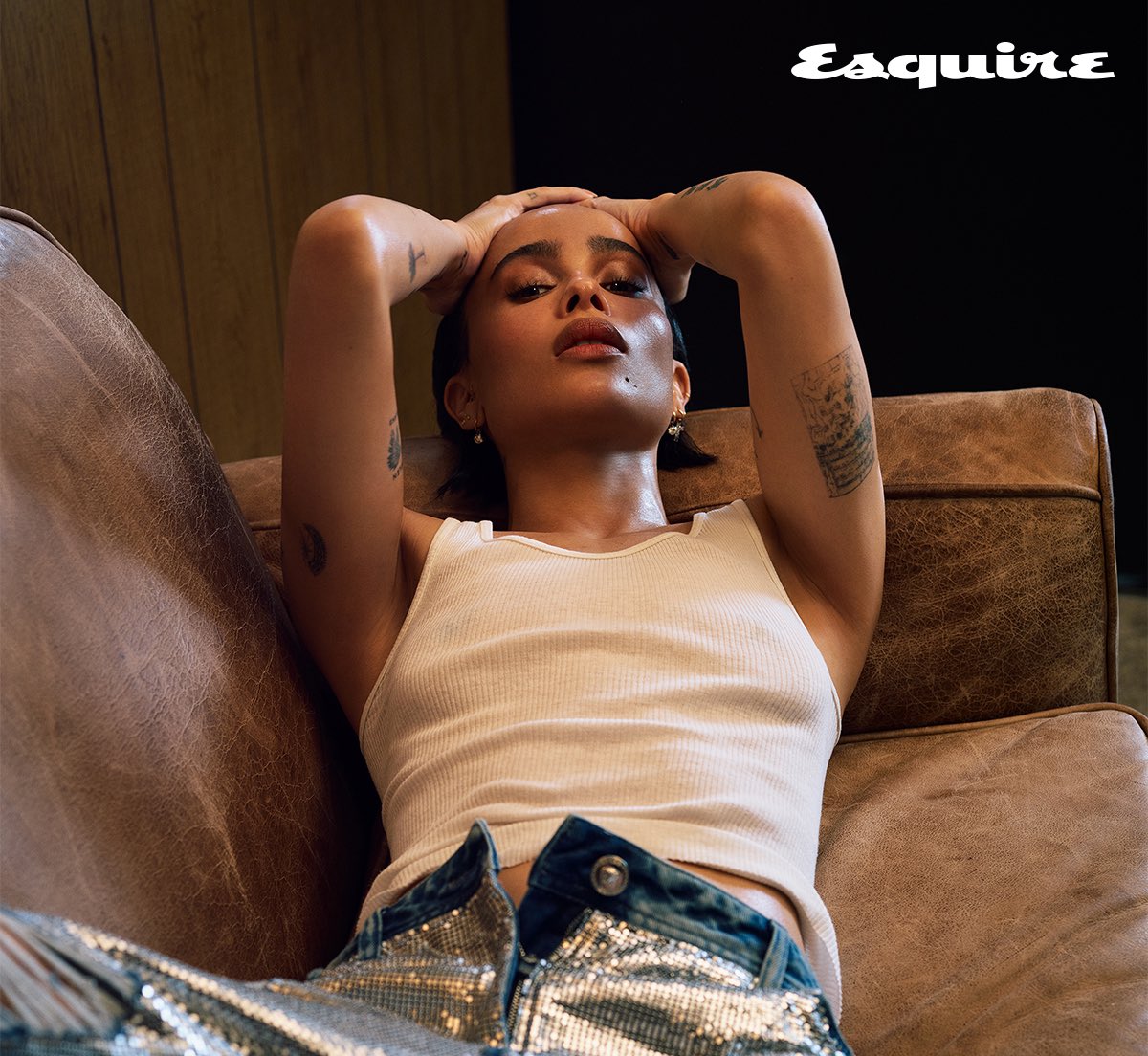 FilmUpdates's tweet photo. Zoë Kravitz photographed by Zoey Grossman for Esquire. https://t.co/GpDEYNJv9k