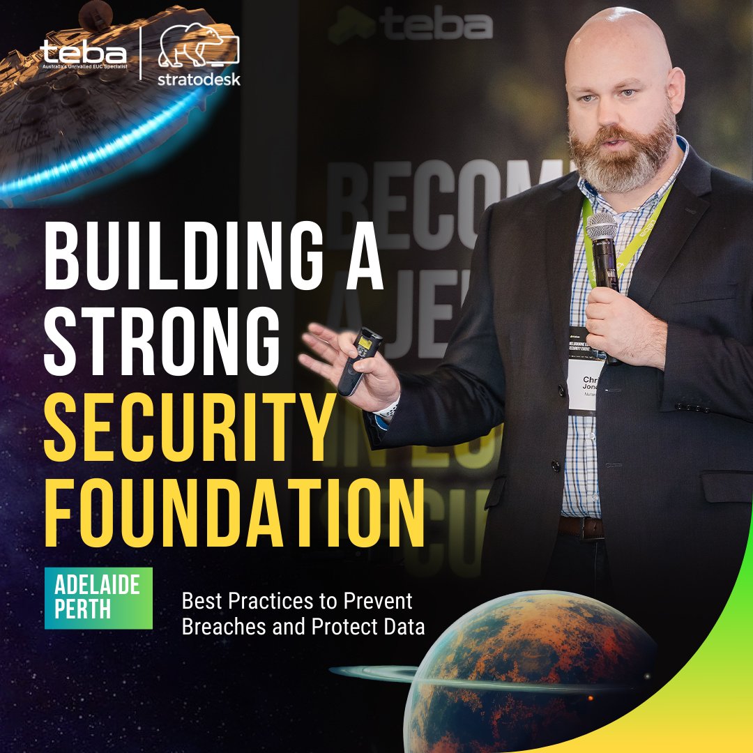 stratodesk's tweet photo. Are you local to Adelaide or Perth? You're invited to join Stratodesk and Teba for an EUC mastery session. Reach out to us or Teba for registration details. Hope to see you there!
#Citrix #Perthtechevent #Adelaidetechevent #SecureOS https://t.co/Hy4eMF2pk7