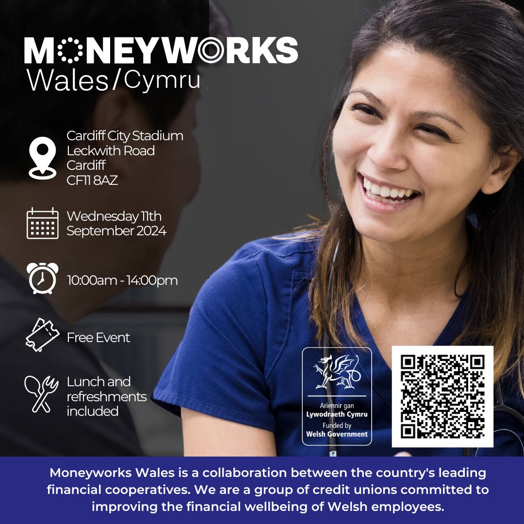 Moneyworks Wales Event - Wednesday 11th September 10am - 2pm.