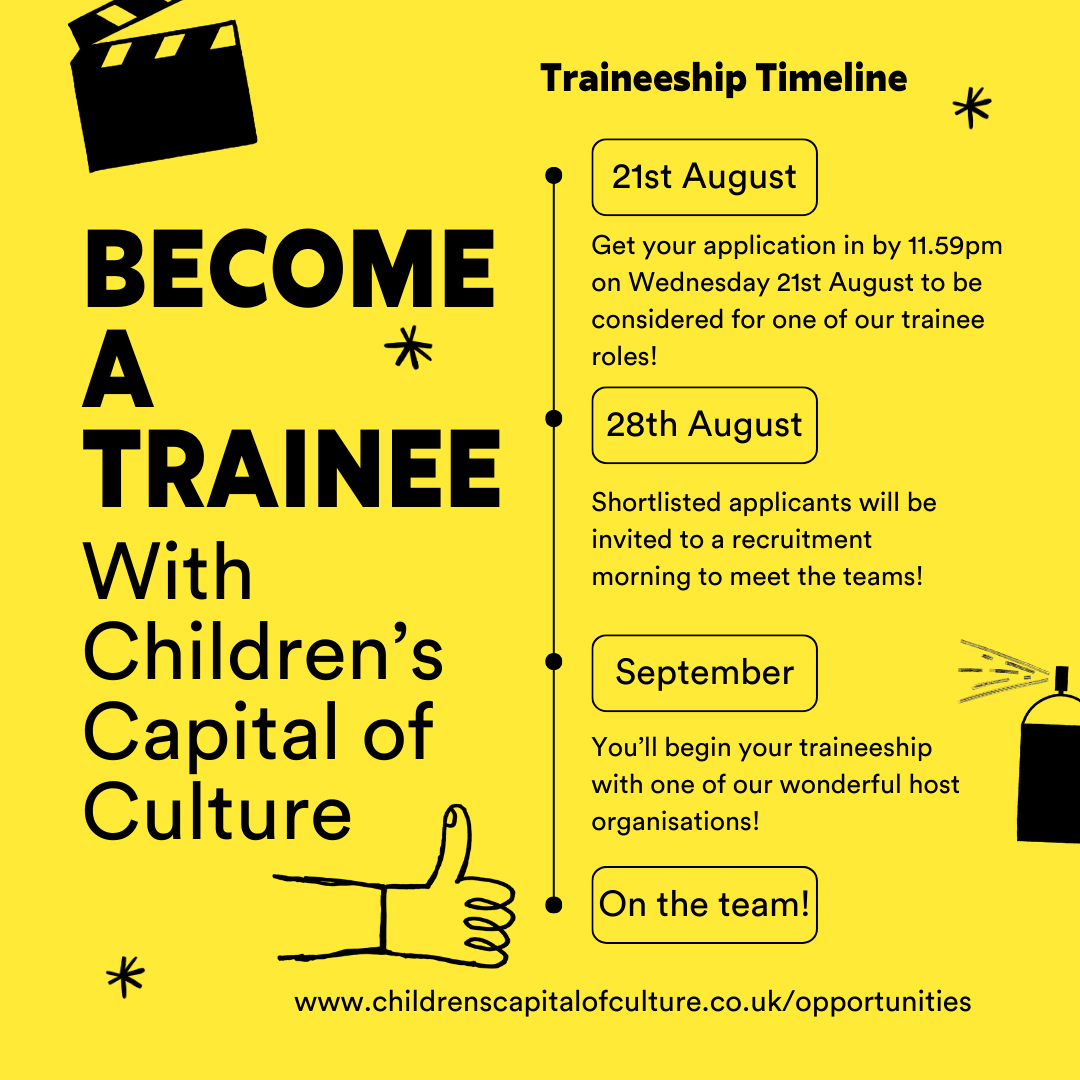 Only 1 week to go until #applications close for our #traineeships starting in September! ⏰

If you're aged 16-25, live, work, or study in #Rotherham - head to the link in our bio to find out more and apply! 📲

#hiring #vacancies #ChildrensCapitalofCulture