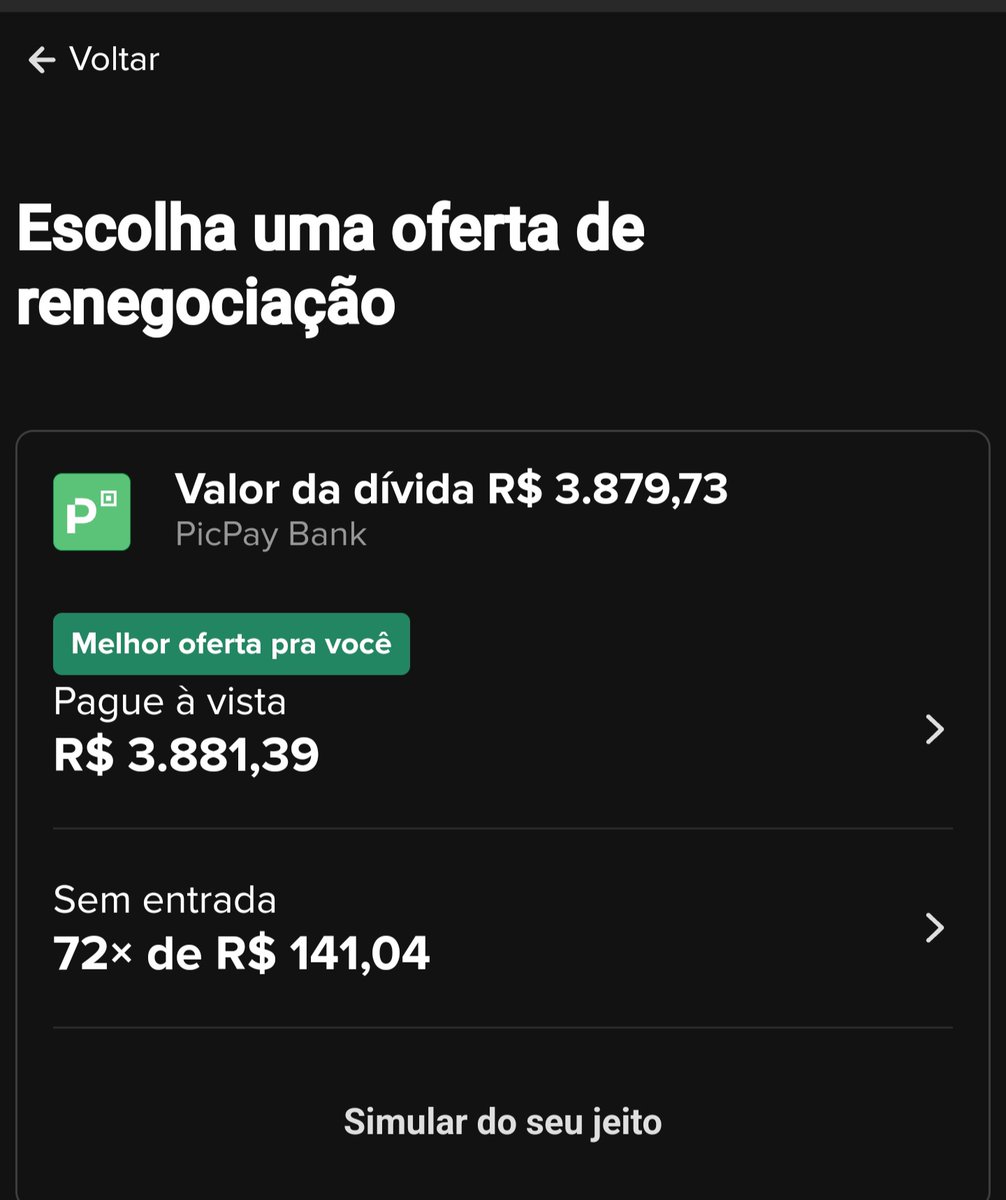 BoTdoML's tweet photo. Picpay é simplesmente o pior banco. Eles preferem perder todo o dinheiro do que simplesmente dar um desconto pra pagamento à vista! Eu devia 1.800 há uns 2 meses atrás... https://t.co/Bt8AODm8Mn