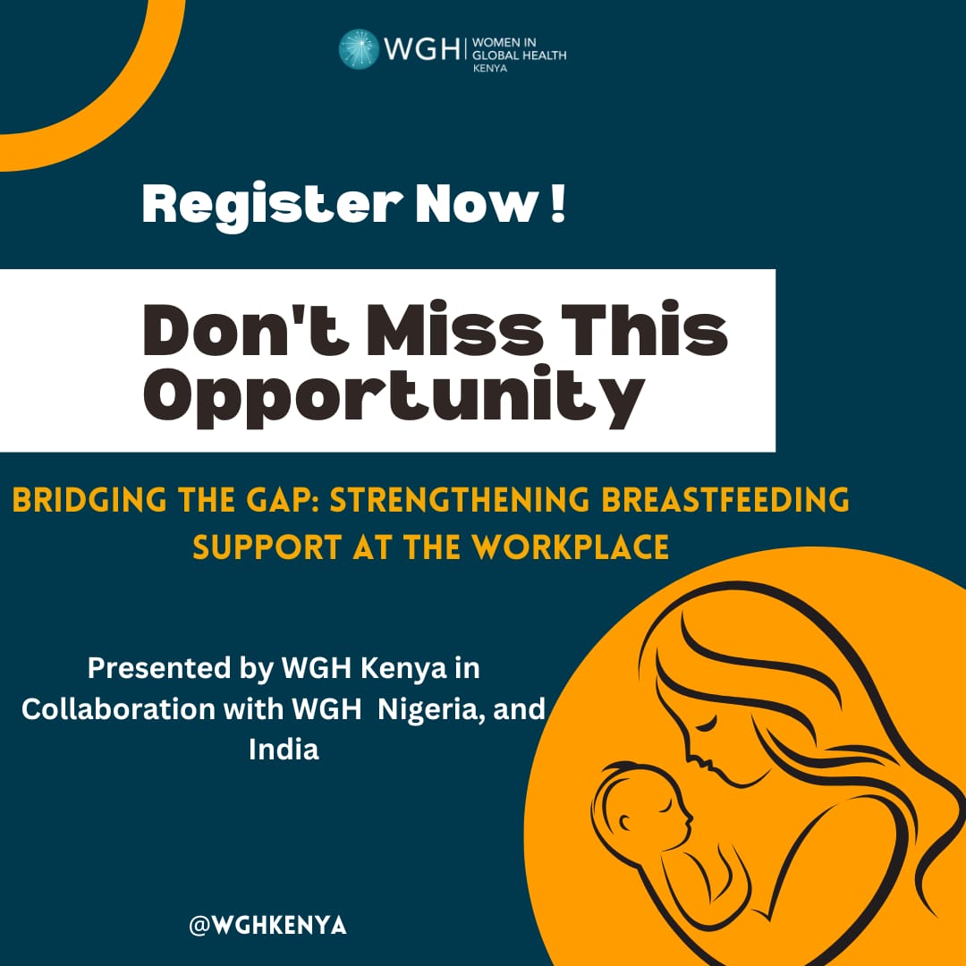 Women in Global Health India (@wghindia) on Twitter photo Webinar Alert 🚨
Join us for an insightful webinar, "Bridging the Gap: Strengthening Breastfeeding in the Workplace," organized by <a href="/WghKenya/">WGH Kenya 🇰🇪</a> with <a href="/WghNigeria/">WGHNigeria</a> & <a href="/WGHIndia/">Women in Global Health India</a>
📅 15th August
⏰ 8:30 pm IST/ 6:00 pm EAT
Register 👉 us06web.zoom.us/meeting/regist…
<a href="/womeninGH/">Women In Global Health</a> <a href="/deepikasaluja13/">Deepika Saluja, PhD</a> Webinar Alert 🚨
Join us for an insightful webinar, "Bridging the Gap: Strengthening Breastfeeding in the Workplace," organized by <a href="/WghKenya/">WGH Kenya 🇰🇪</a> with <a href="/WghNigeria/">WGHNigeria</a> & <a href="/WGHIndia/">Women in Global Health India</a>
📅 15th August
⏰ 8:30 pm IST/ 6:00 pm EAT
Register 👉 us06web.zoom.us/meeting/regist…
<a href="/womeninGH/">Women In Global Health</a> <a href="/deepikasaluja13/">Deepika Saluja, PhD</a>