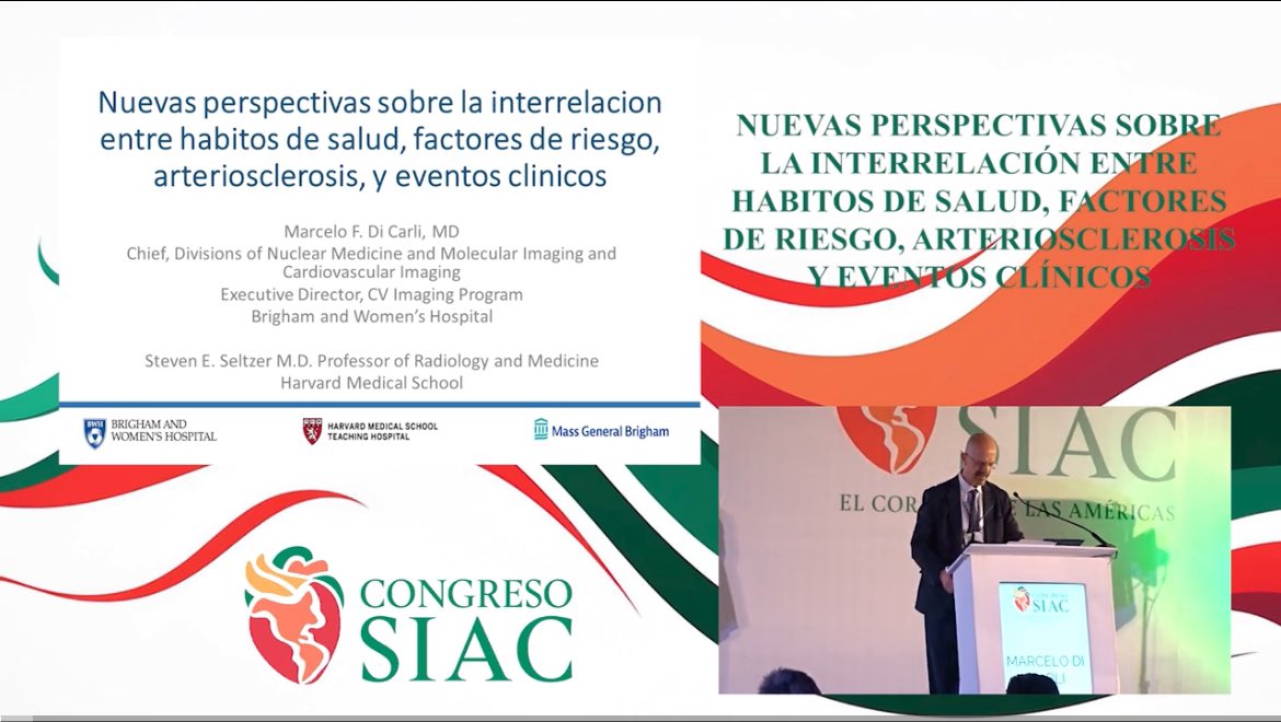 Recomendable para ver 👌🏿
Conferencia de cierre del #CongresoSIAC a cargo del Dr. Marcelo Di Carli 

👉🏻youtu.be/uLtVNMn-0i8?fe…