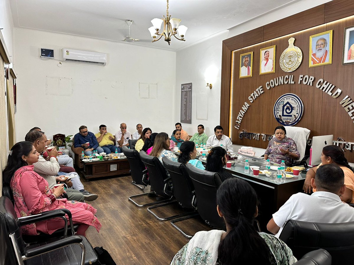 Haryana State Council for Child Welfare tweet media