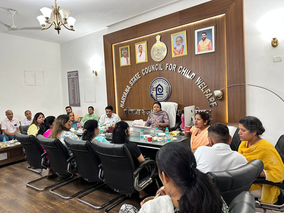 Haryana State Council for Child Welfare tweet media