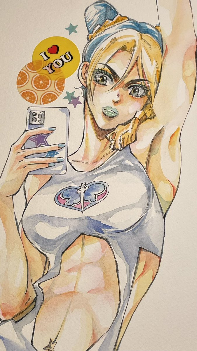 徐倫ちゃん😊縦長サイズ。
#jjbafanart 
#stoneocean