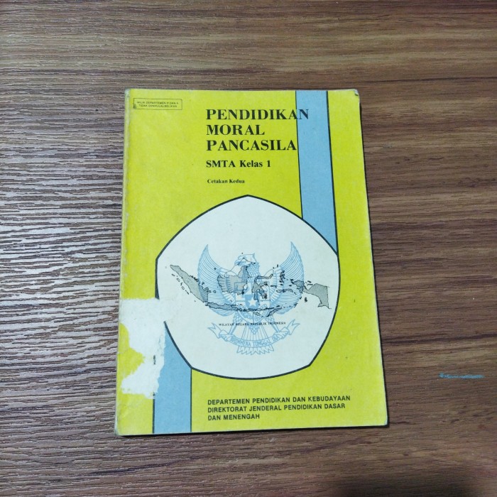Negeri ini krisis Moral
Karakter bangsa yg semakin menurun dari waktu ke waktu telah menjadi pembicaraan serius.
Kembalikan pelajaran PMP  ini  untuk membentuk dan mengembangkan sikap, nilai,&amp; moralitas yg sesuai dg prinsip² Pancasila, yaitu ideologi dasar negara Indonesia.