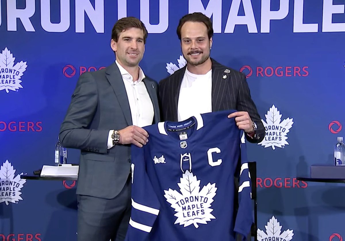 GinoHard_'s tweet photo. The Toronto Maple Leafs have officially named Auston Matthews the 26th captain in franchise history 🔥 https://t.co/4EKg5guFJv