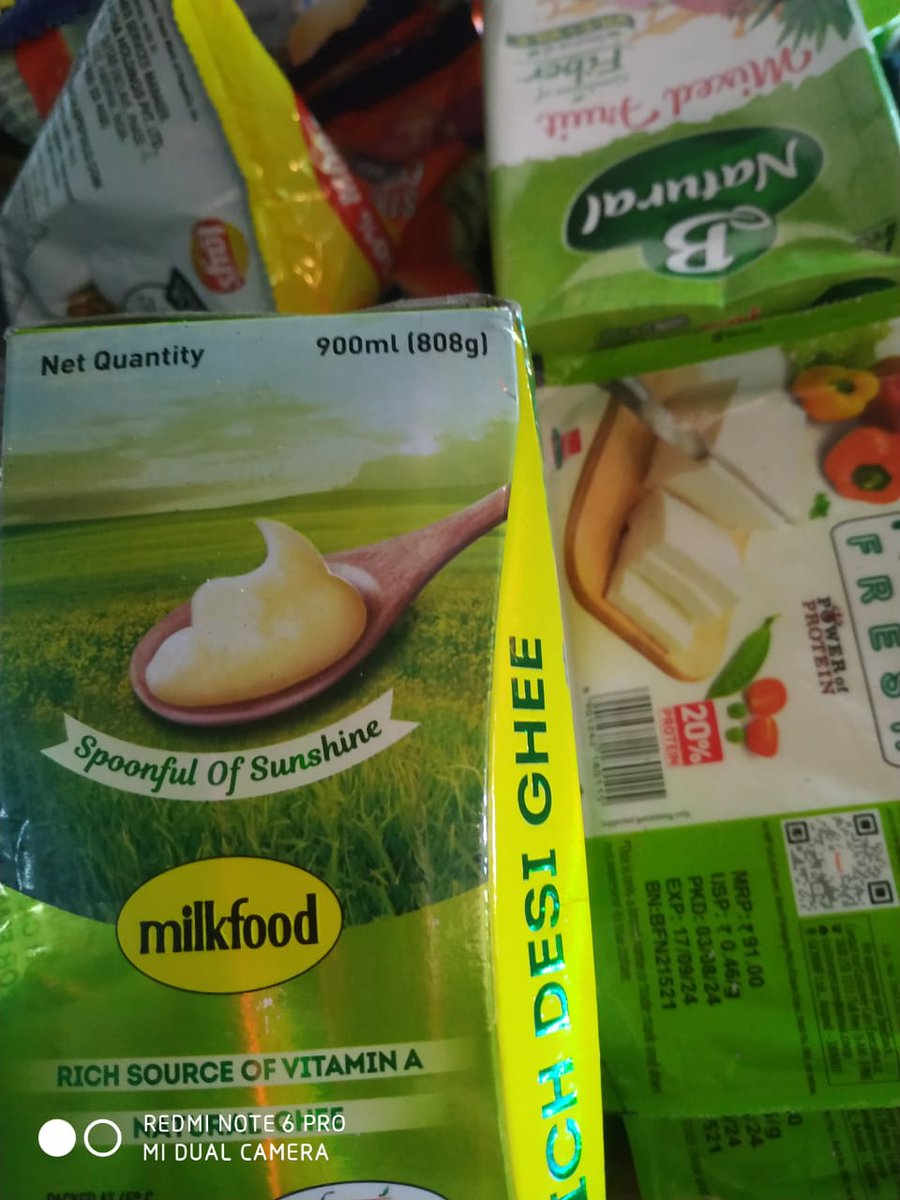 DEEPAK_0616's tweet photo. @amazonIN @amazon 
Again the same cheat undersize pack of 900ml(808)gm milk food desi ghee received against order of 1 liter(898)gm ordered vide order no406-6424430-1234759 dt 06/08/24 received product on 11/08/24 https://t.co/rTNwpsfD2j