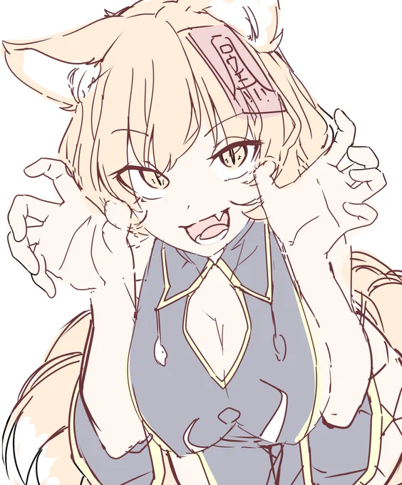 藍様のラフと完成