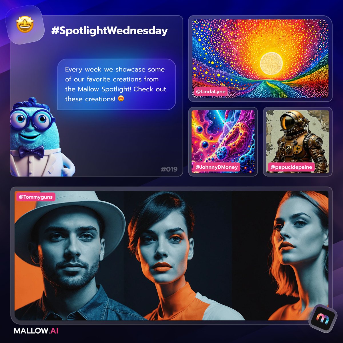 🔥 Week 19 of #SpotlightWednesday is here! Check out these incredible creations from our talented Mallow community. 🤩