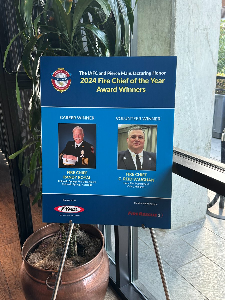CSFDPIO's tweet photo. 🎉CONGRATULATIONS CHIEF!🎉

Well, folks, he's done it again. Our very own Fire Chief Randy Royal has been named the Career 2024 Fire Chief of the Year, this time on an international level!!

The International Association of Fire Chiefs made the announcement this morning. Since 1996, the prestigious International Fire Chief of the Year award has recognized one volunteer and one career fire chief for their leadership, innovation, professional development, integrity, public service, and contributions to the fire service on an international level. There are more than 22,000 fire chiefs across the country.

We could not be more proud of Chief Royal. He is the true definition of what it means to be a good leader and he is well deserving of this honor. Chief- we love you and we are beyond lucky to have you!!