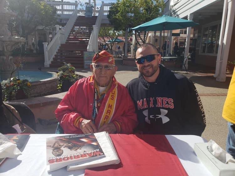 In honor of National Navajo Code Talker Day I’d like to introduce you to John Kinsel.  Cpl Kinsel is a Navajo Code Talker.   These Marines made a huge impact during WWII in the Pacific.  The “Unbreakable Code” led to success in the Pacific Theater.