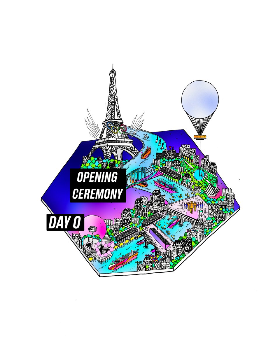 Olympics's tweet photo. The Olympics are about moments that move us, the world coming together for the joy of sport and peace. 🫶

From triumphs to tears, these illustrated moments bring the Paris 2024 Olympics to life! 🎨 What moment from these 16 days will you never forget?

#Paris2024 @alexismouss https://t.co/kzoyYTIjUm