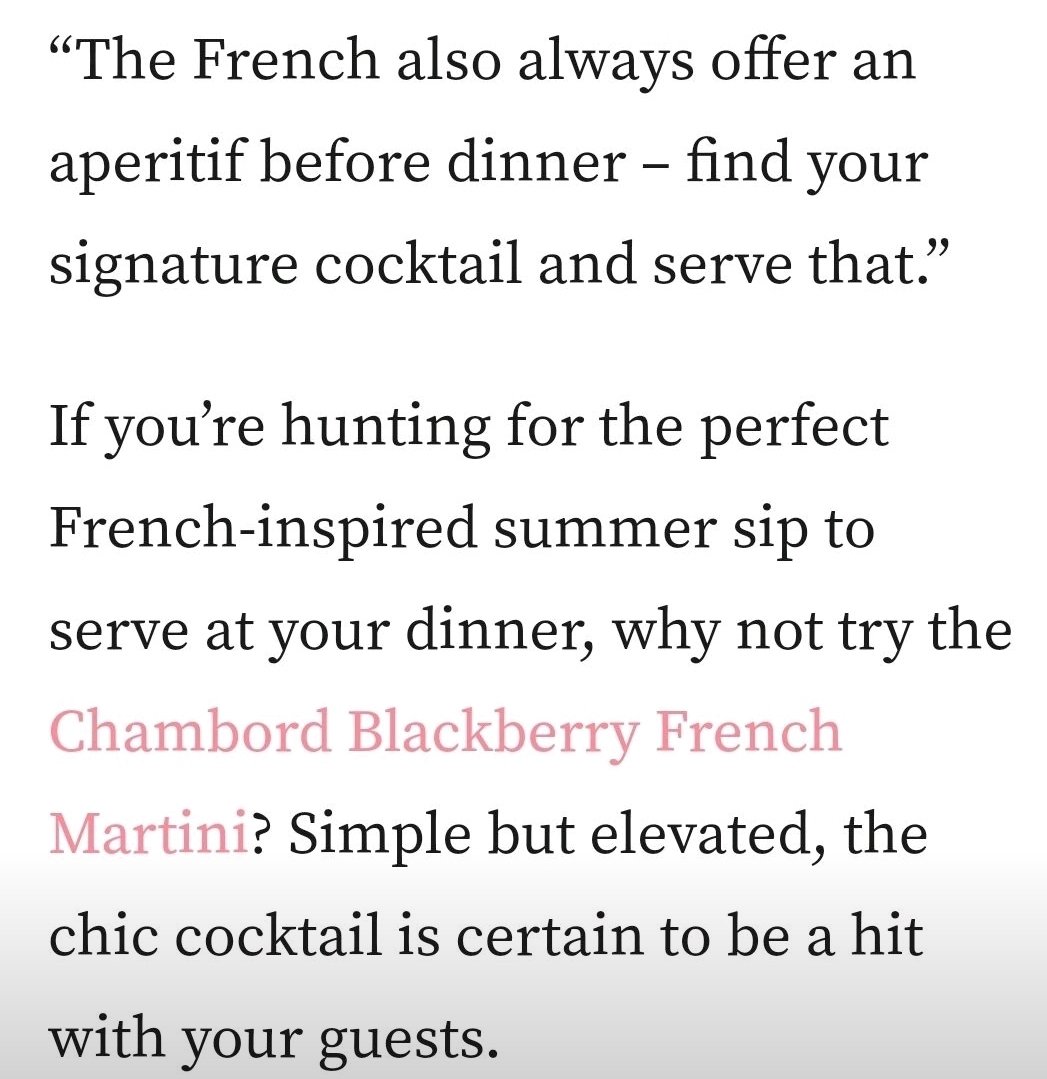 kayflawless1's tweet image. They say 'Sharing Is Caring', I shared exclusively with @StylistMagazine, my French hosting tips. If you want to bring a little bit of 'Je ne sais quoi' to your dinner party, here are some tricks: stylist.co.uk/food-drink/fre…

#stylistmagazine  #chambord #frenchdrink