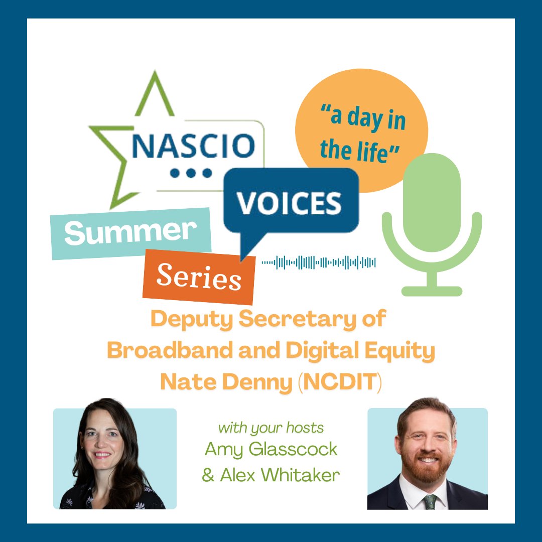 NASCIO's tweet image. How is North Carolina ensuring all citizens have access to essential digital resources? Find out in this episode of #NASCIOvoices with Nate Denny! #BroadbandForAll #DigitalInclusion
podcasts.apple.com/us/podcast/sum…