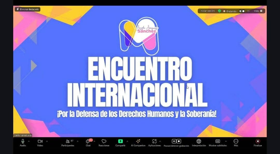 Desde #Cuba y #Argentina, #MujeresAlSur se hace presente en el Encuentro Internacional ¡Por la Defensa de los Derechos Humanos y la Soberanía! Juntas, reafirmamos nuestro compromiso con la #MujeresEnRevolución y la defensa de la dignidad en #Venezuela. ¡Unidas somos más fuertes!