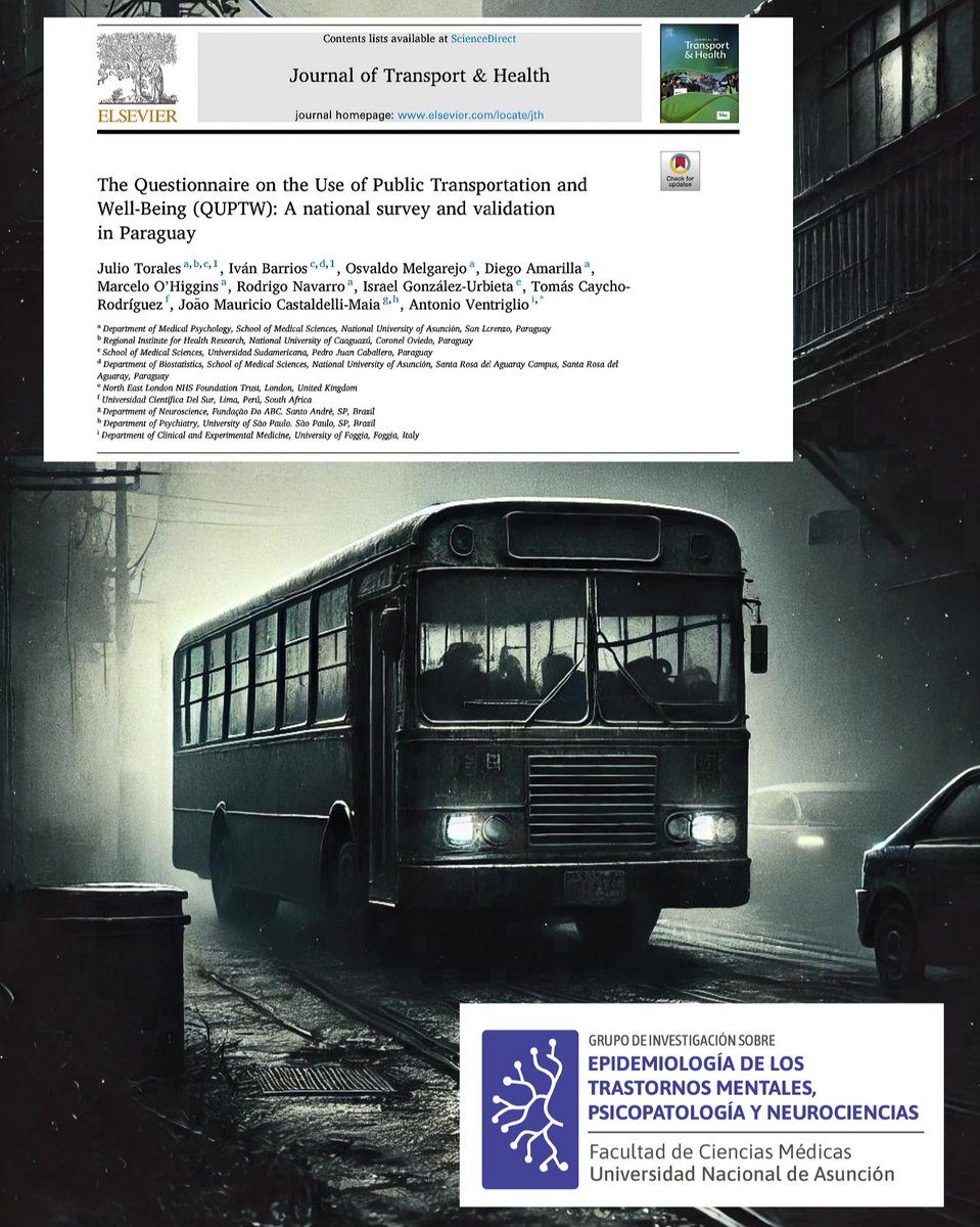 juliotorales's tweet photo. 🚍 El Impacto del Uso del Transporte Público en el Bienestar Emocional: Resultados de un Estudio en Paraguay

Resultados listos ⬇️ https://t.co/vFkhIwXduT